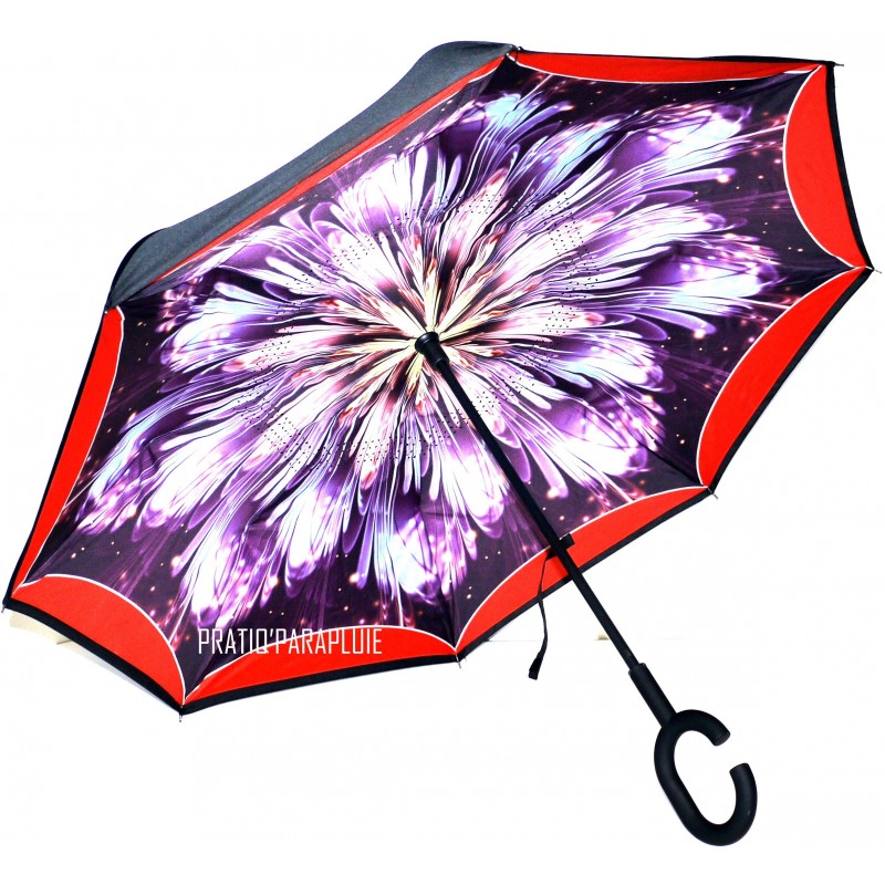 Generic Parapluie Automatique Pliable Anti-tempête Renforcé à prix pas cher